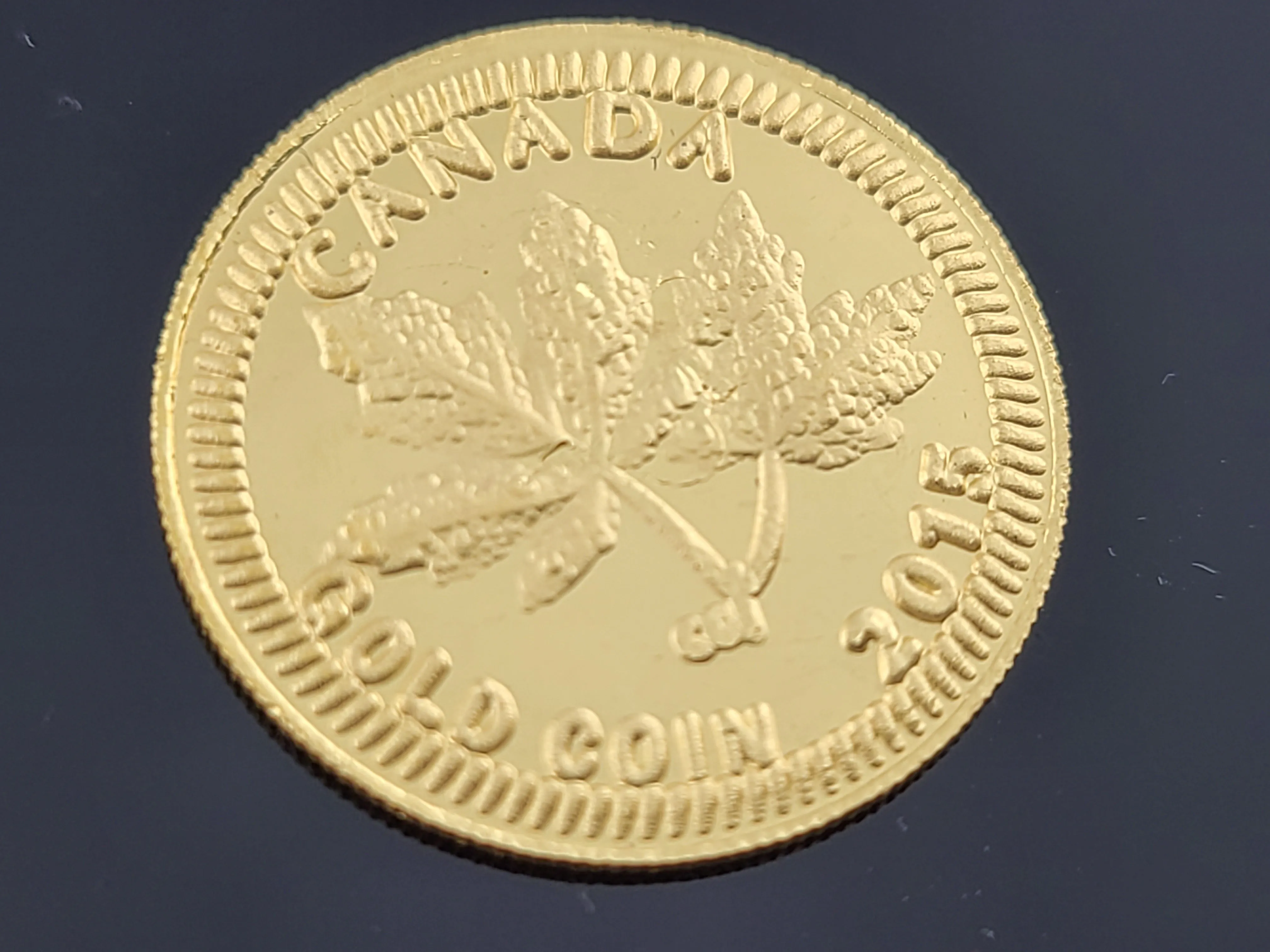 24K Maple Leaf Solid Gold Coin cn32