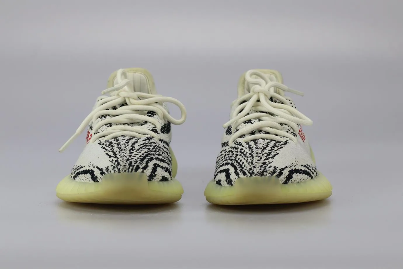 ADIDAS YEEZY BOOST 350 V2 ZEBRA PRIMEKNIT SNEAKERS EU 38  UK 5  UK 6