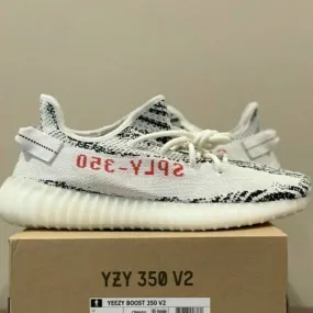 Adidas yeezy boost 350 v2 zebra size 5-14 white core black red cp9654