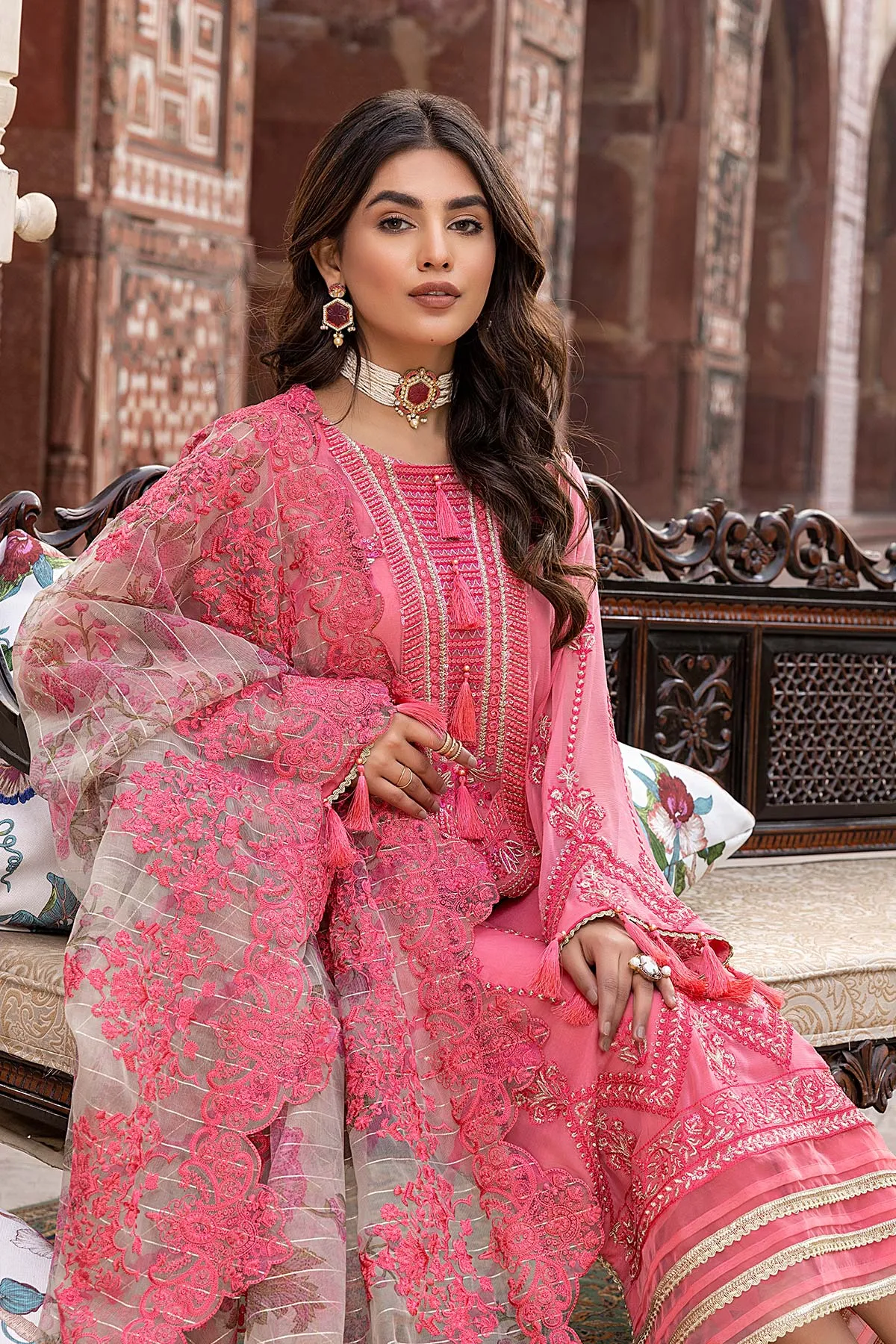 Allure Chiffon Embroidered Unstitched 3-Pcs Collection CAL22-03