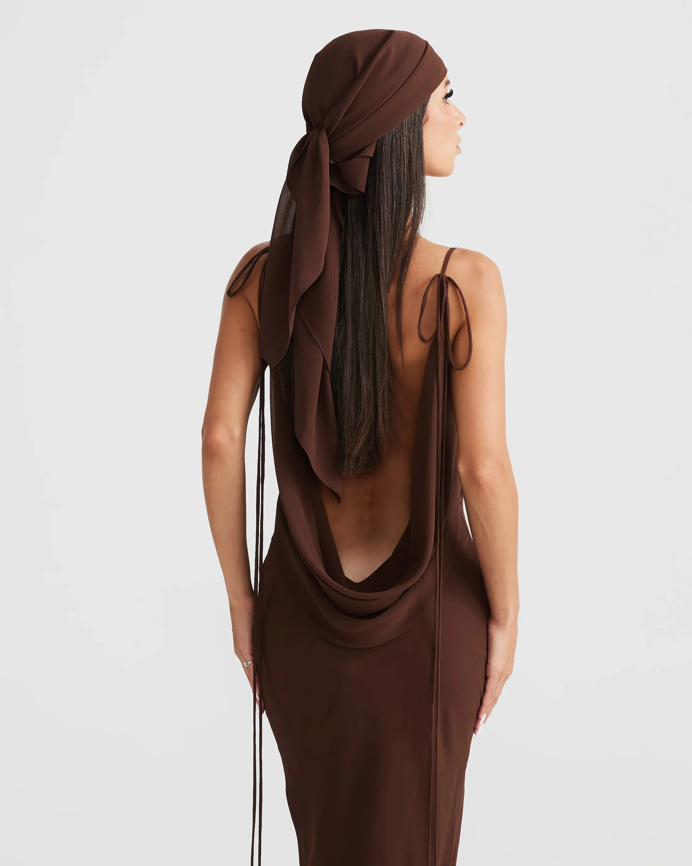 Amali Dress - Brown