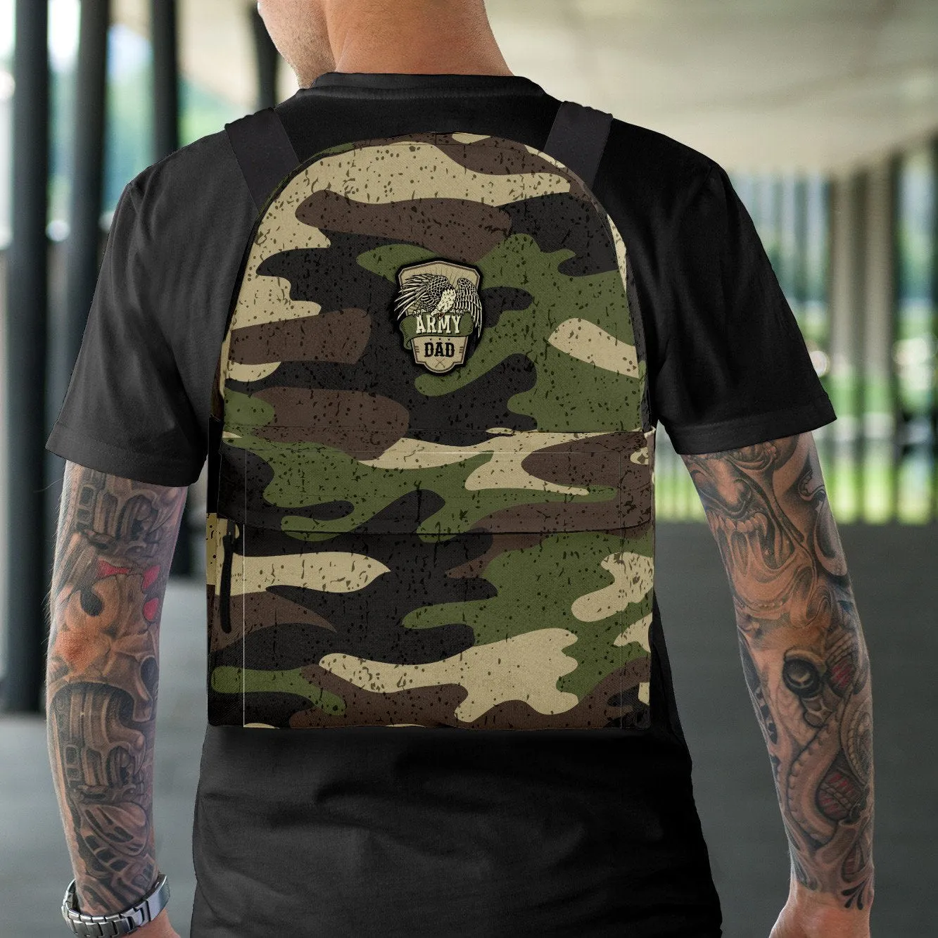 Army Dad Camouflage Backpack