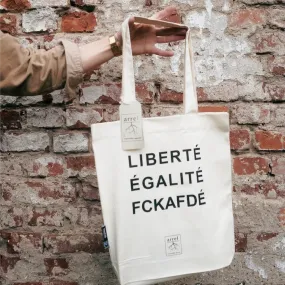 Arrel Tote Bag Liberté galité Fckafdé