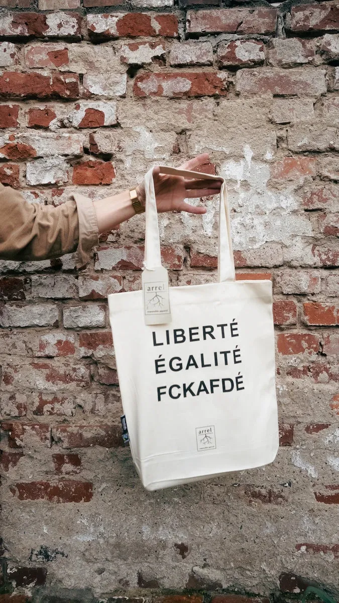 Arrel Tote Bag Liberté galité Fckafdé