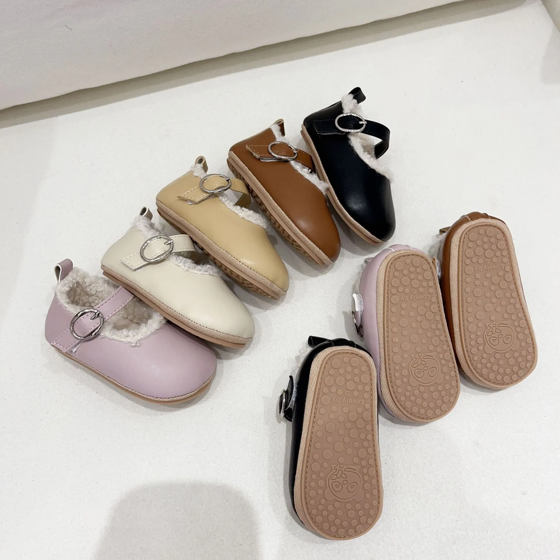 Baby Girls Solid Color Shoes Wholesale 231019135