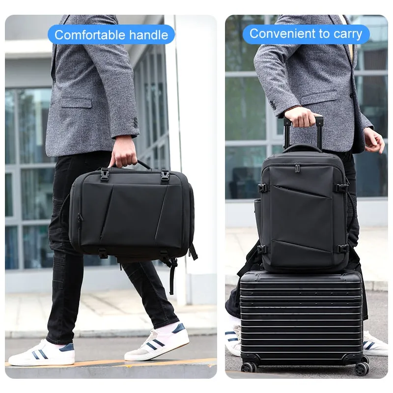 Backpack 17 Inch Laptop Backpacks Multifunction Large Capacity Waterproof