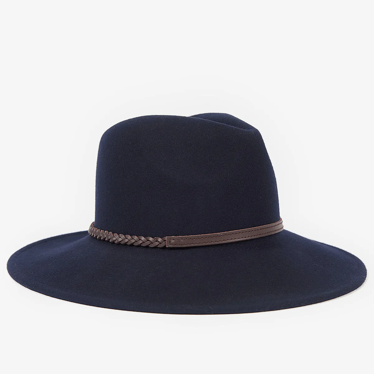 Barbour Women's Hut Tack Fedora in Navy