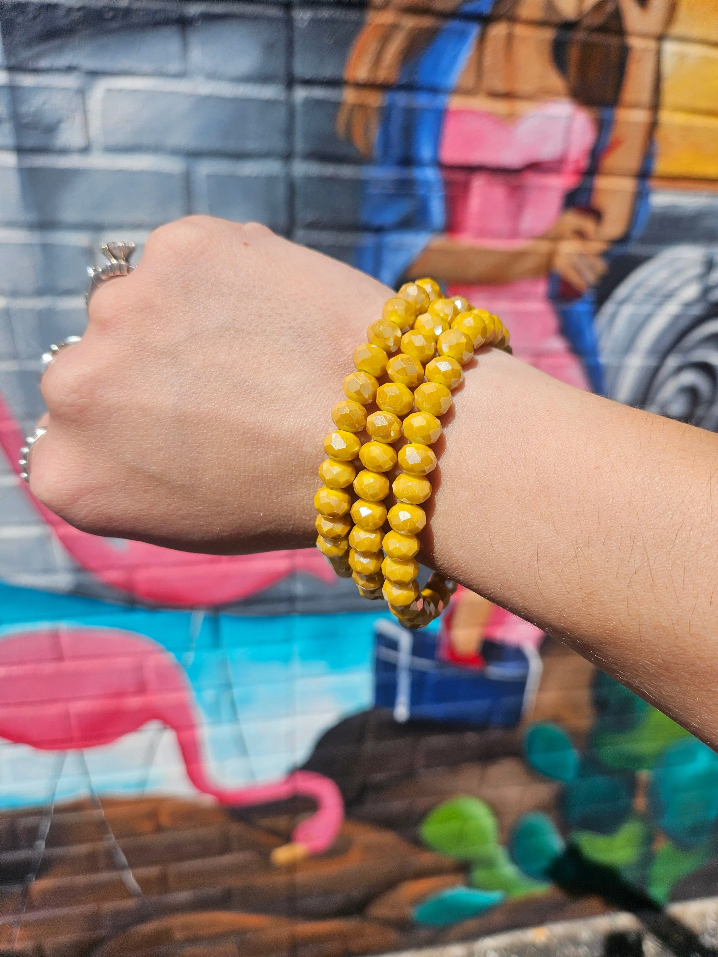 Beaded Game Day Bracelets