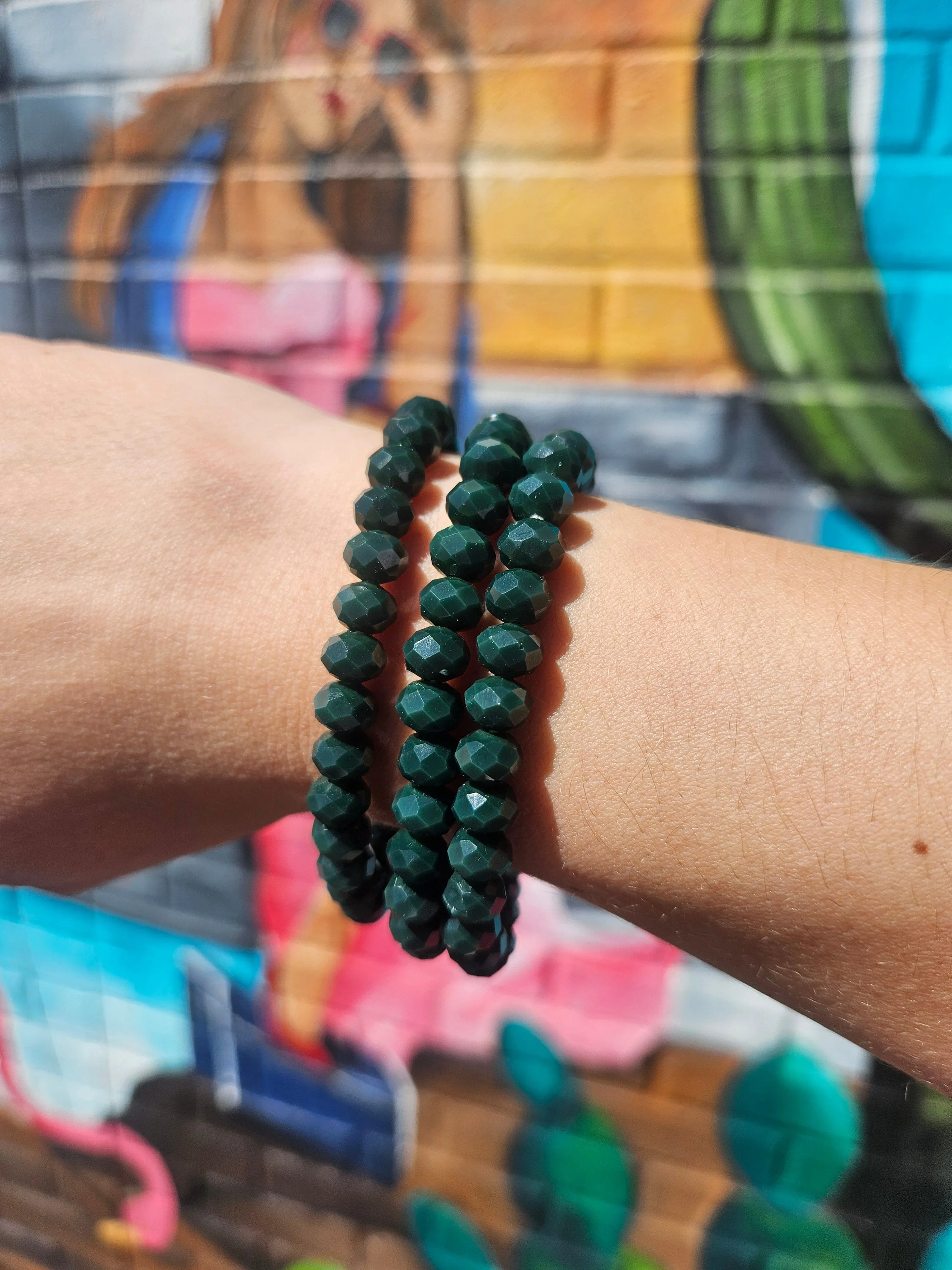 Beaded Game Day Bracelets