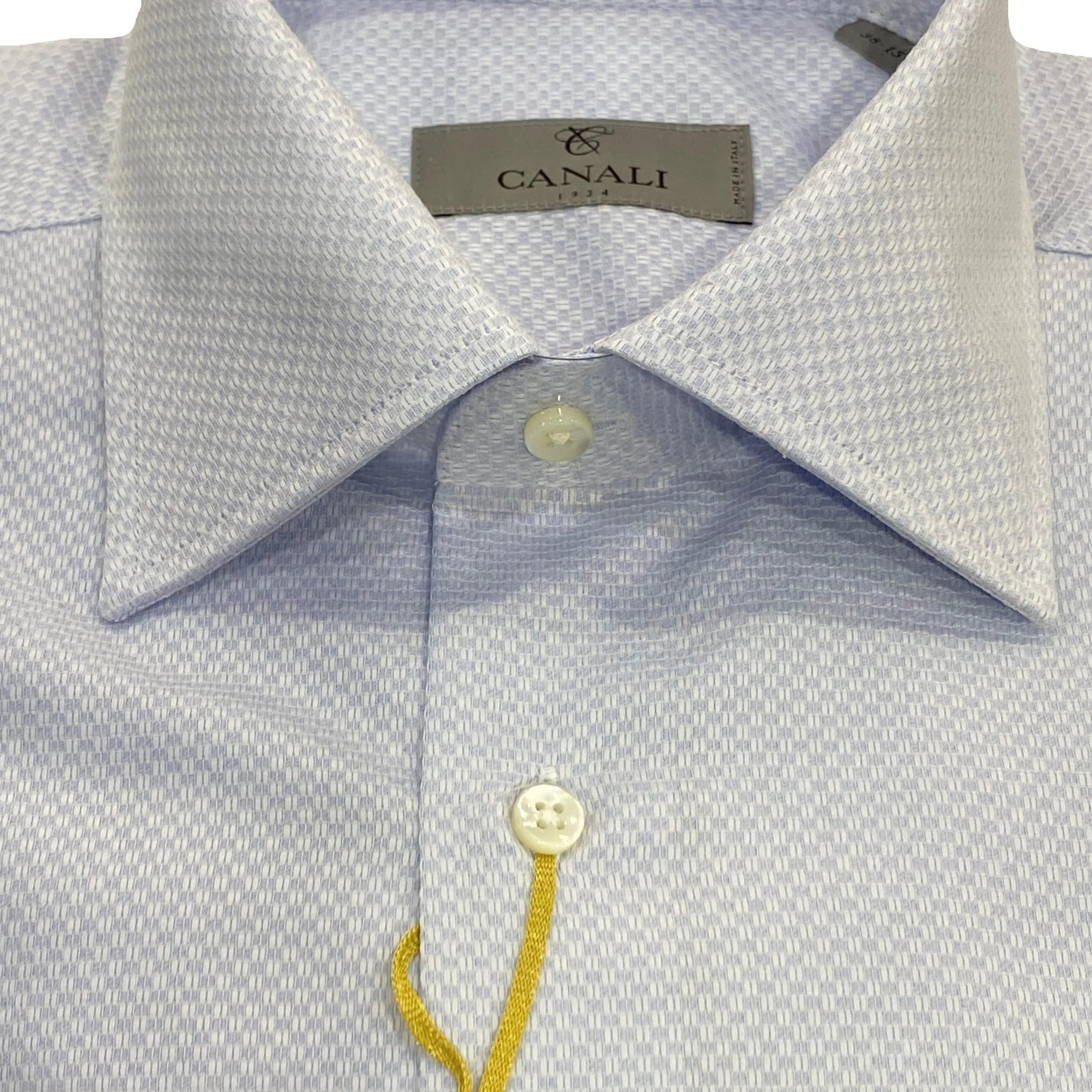 Canali Blue Slim Fit Shirt