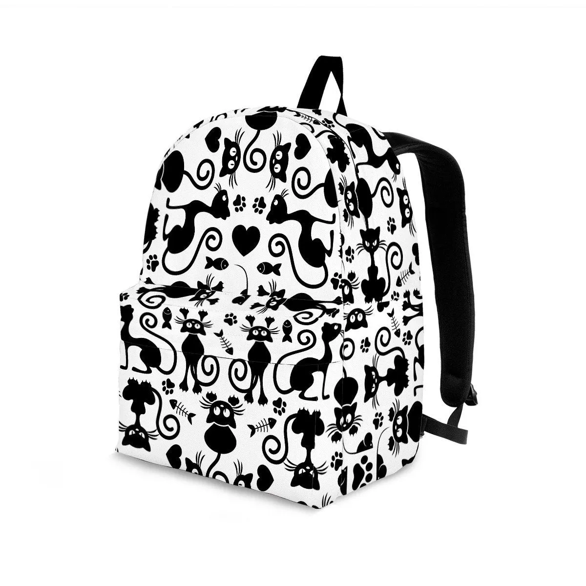 Cats Backpack White