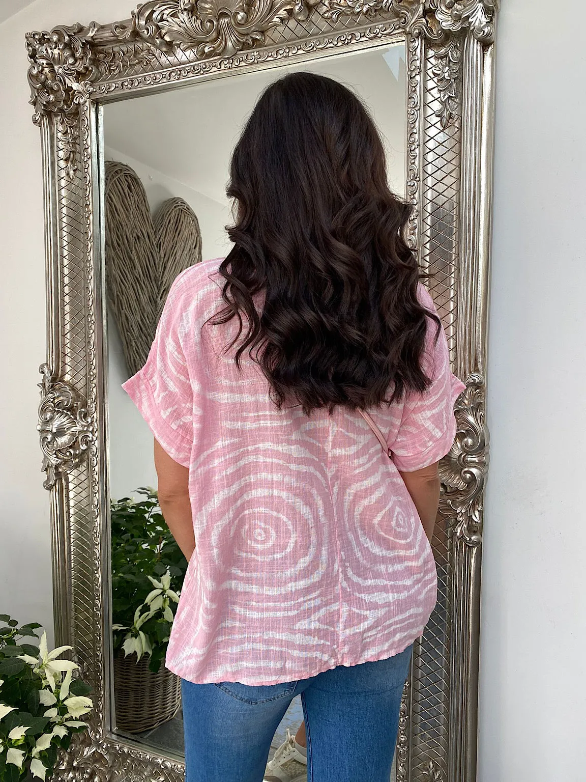 Circle Print Top Connie