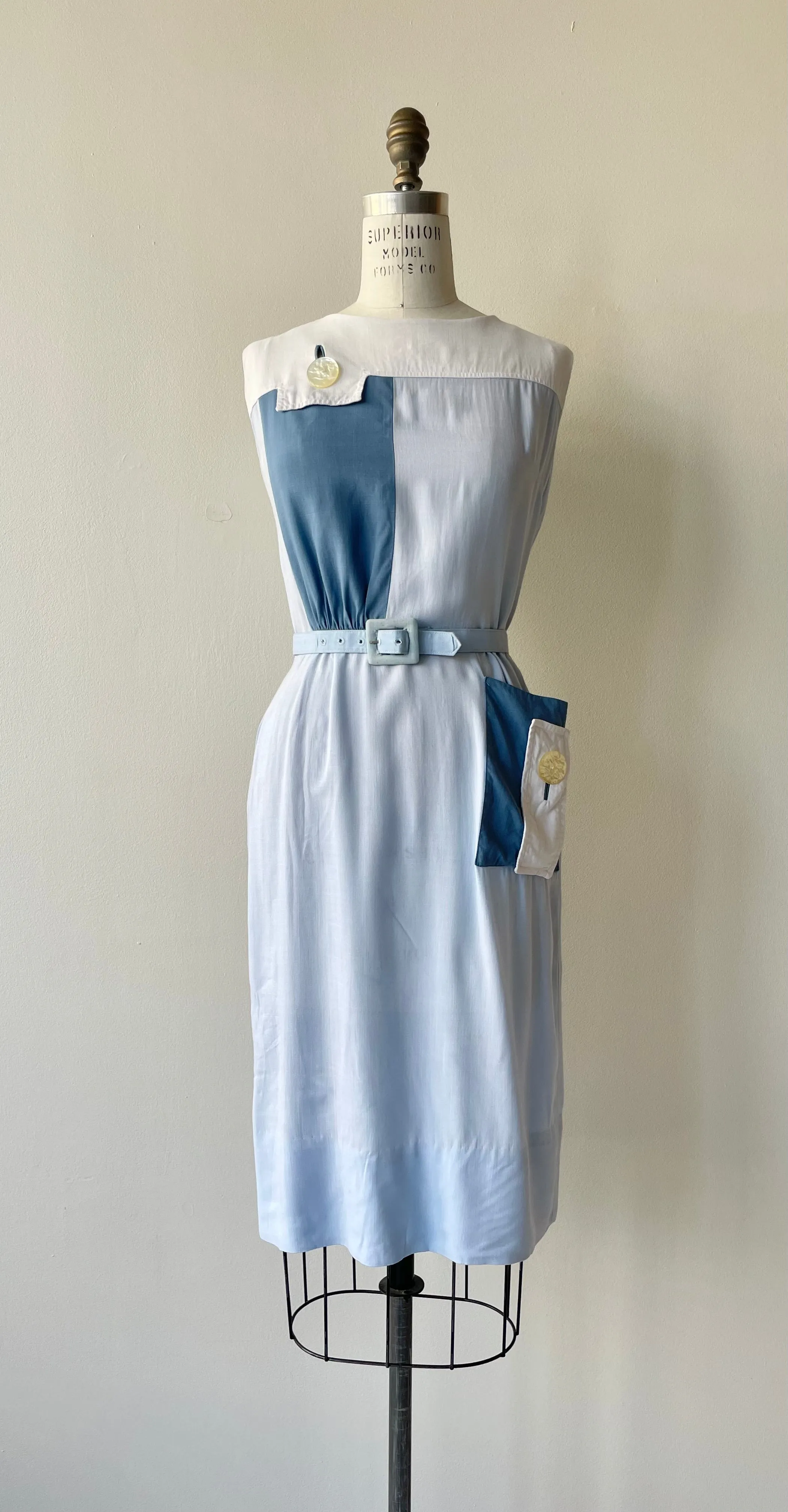 Colorblock Dress | 1950s