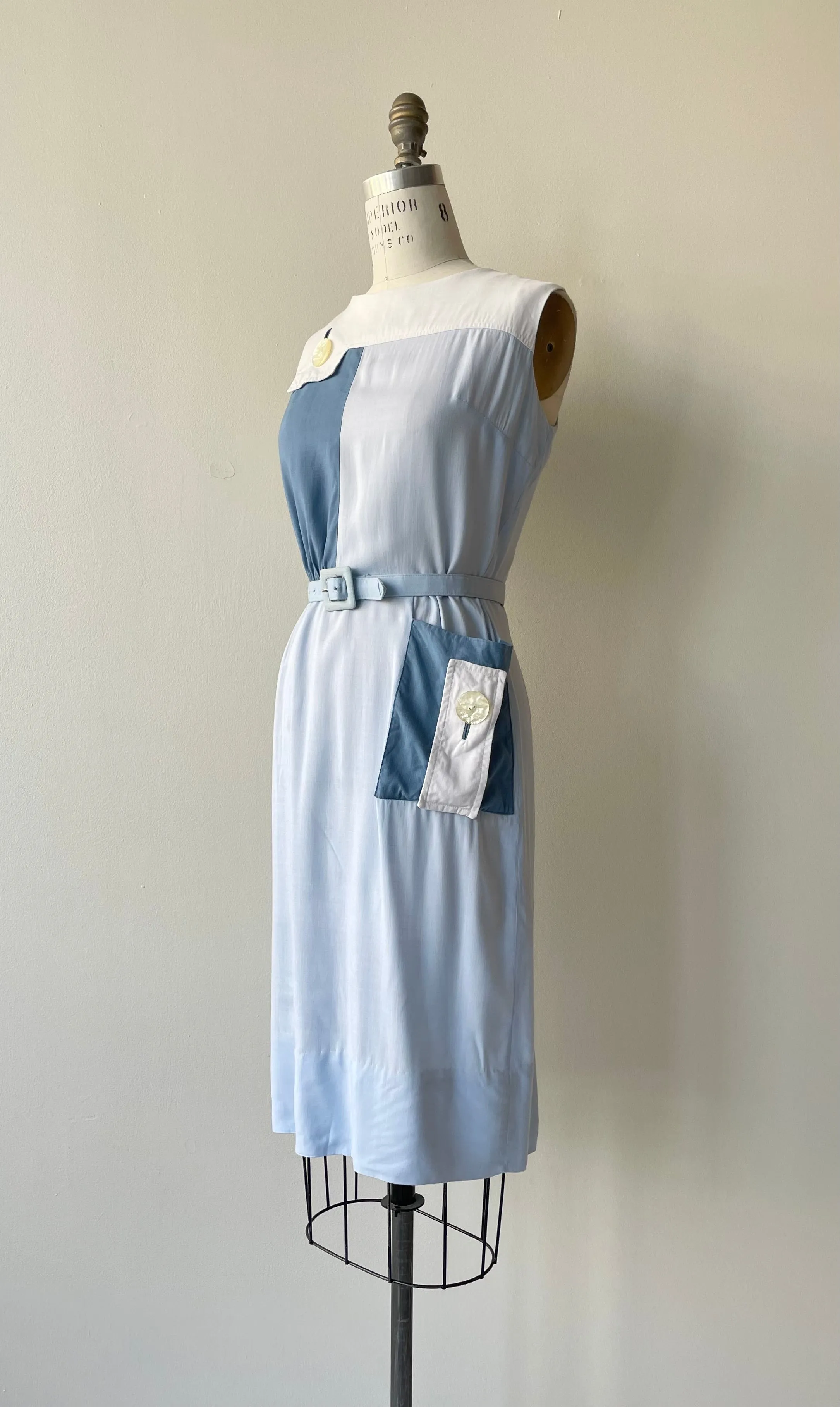 Colorblock Dress | 1950s