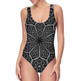 COSMIC HONEYCOMB ONE PIECE SWIMSUIT