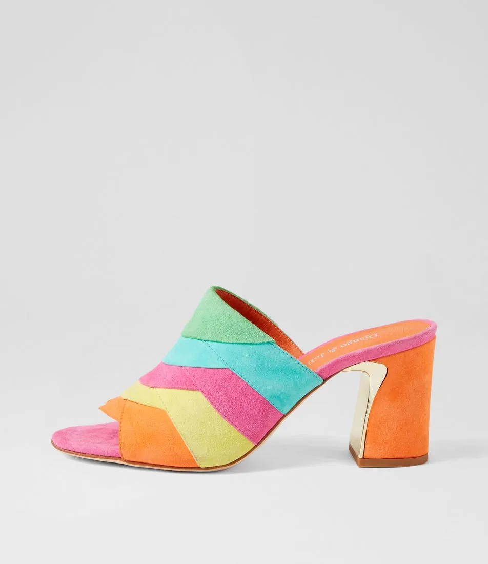 DJANGO & JULIETTE Kolours Lipstick Gelato Multi Sandals