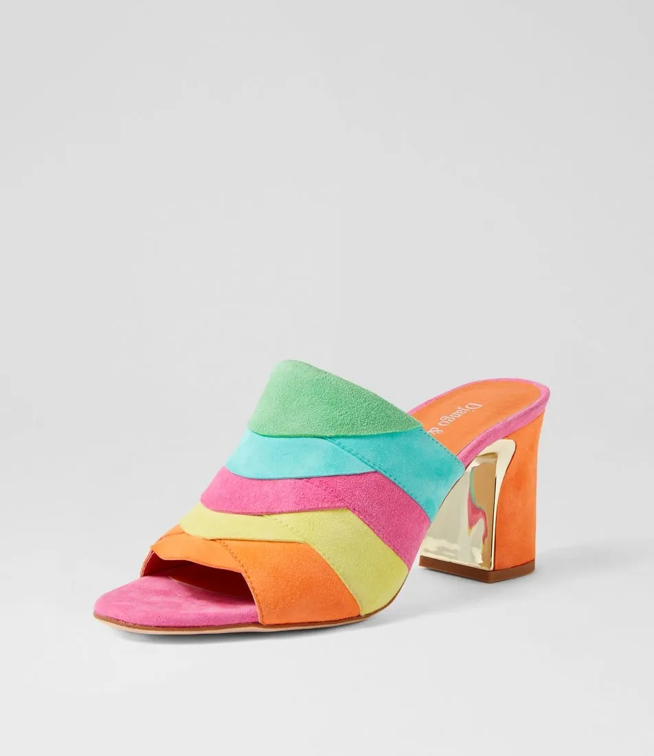 DJANGO & JULIETTE Kolours Lipstick Gelato Multi Sandals