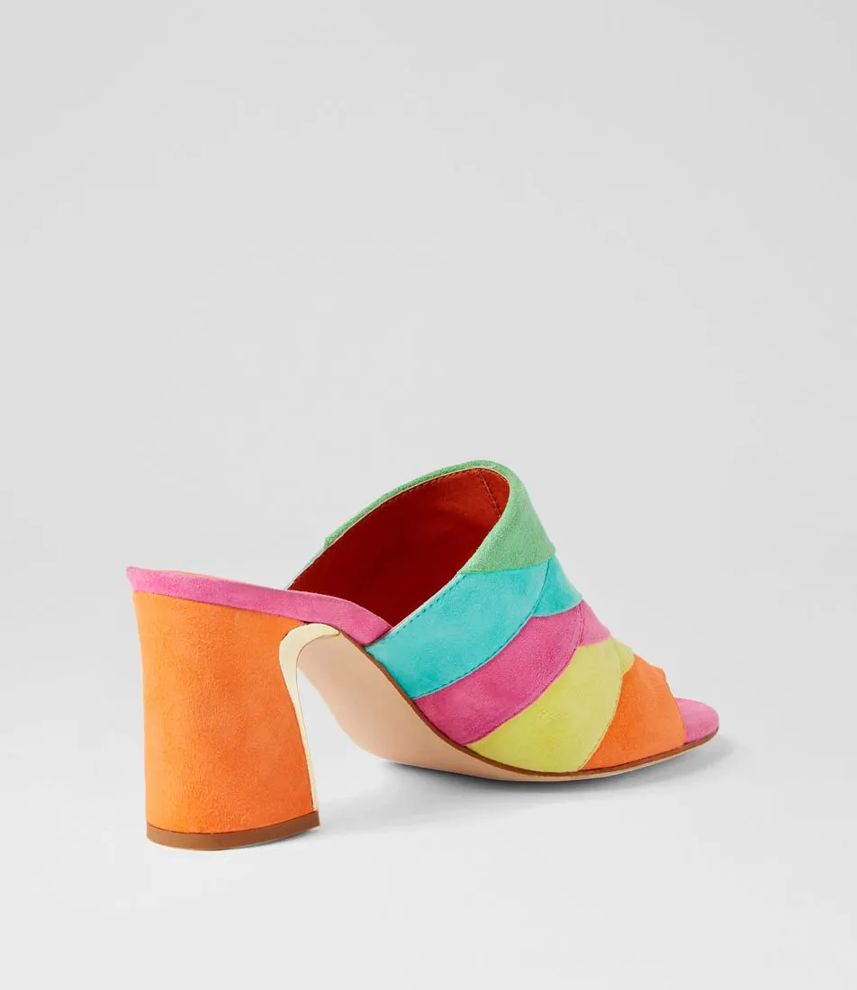 DJANGO & JULIETTE Kolours Lipstick Gelato Multi Sandals