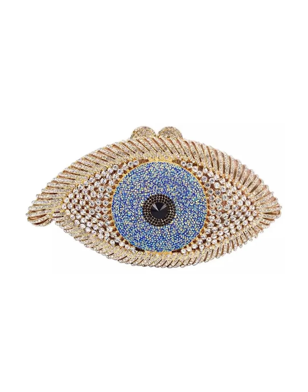 Evil Eye Crystal Evening Clutch