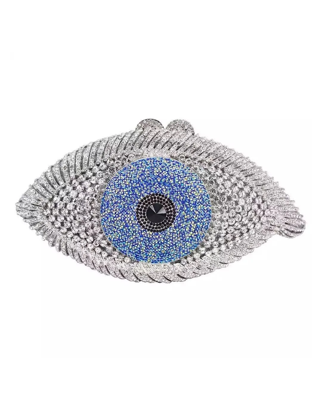 Evil Eye Crystal Evening Clutch