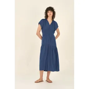 Ezrie Grade and Gather Blue Corn Midi Dress