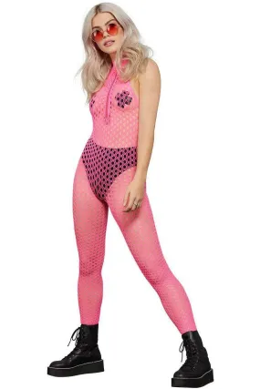 Fever Sleeveless Zipped Bodystocking