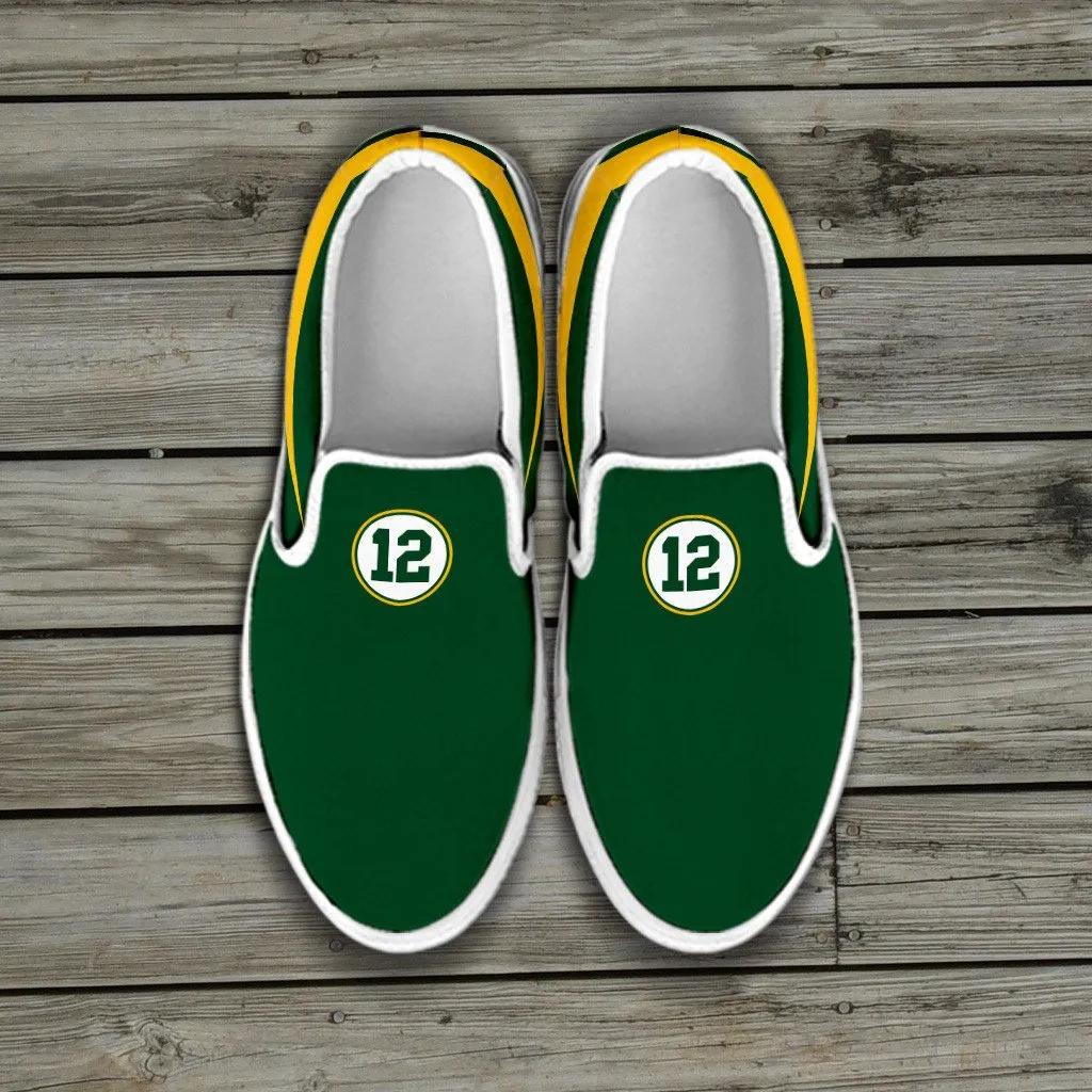 Green Bay 12 Sports Slip On Shoes