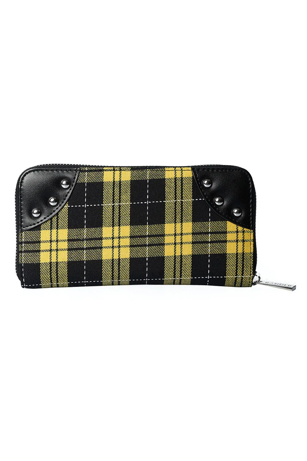 Handcuff Wallet Yellow Tartan