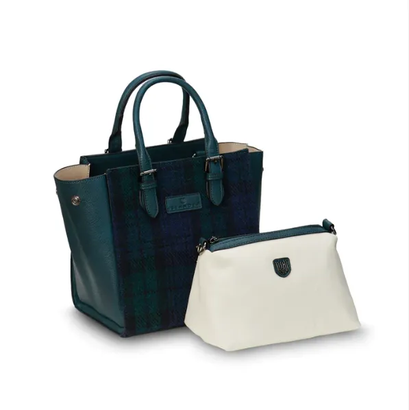 Islander Medium Caillie Tote with Harris Tweed