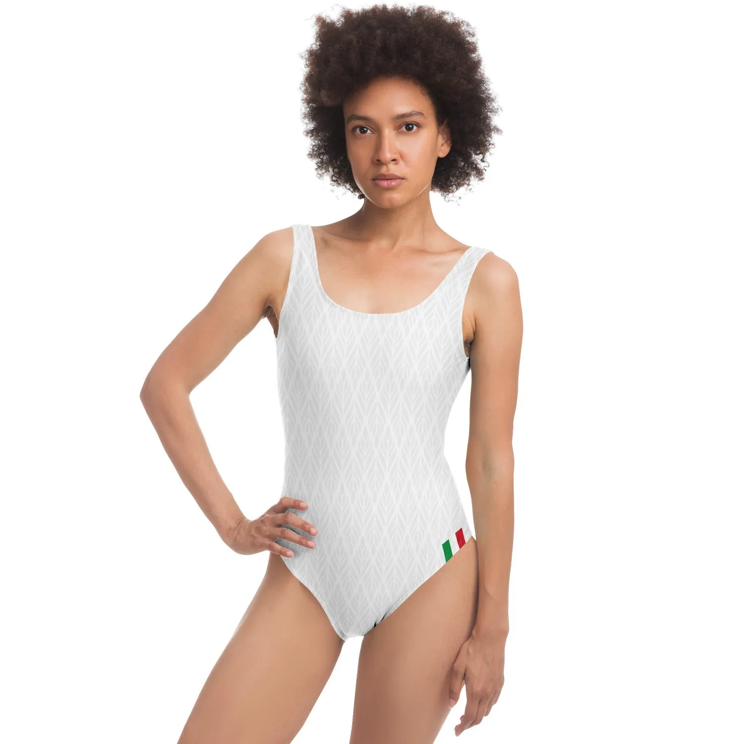 Italia One-Piece Swimsuit white