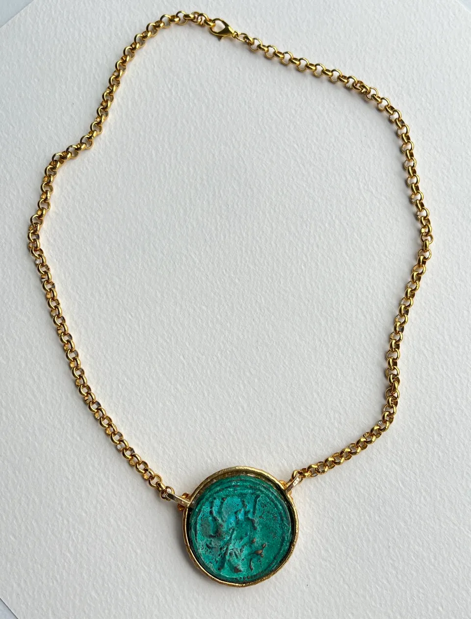 Italian Coin Necklace | Augustina