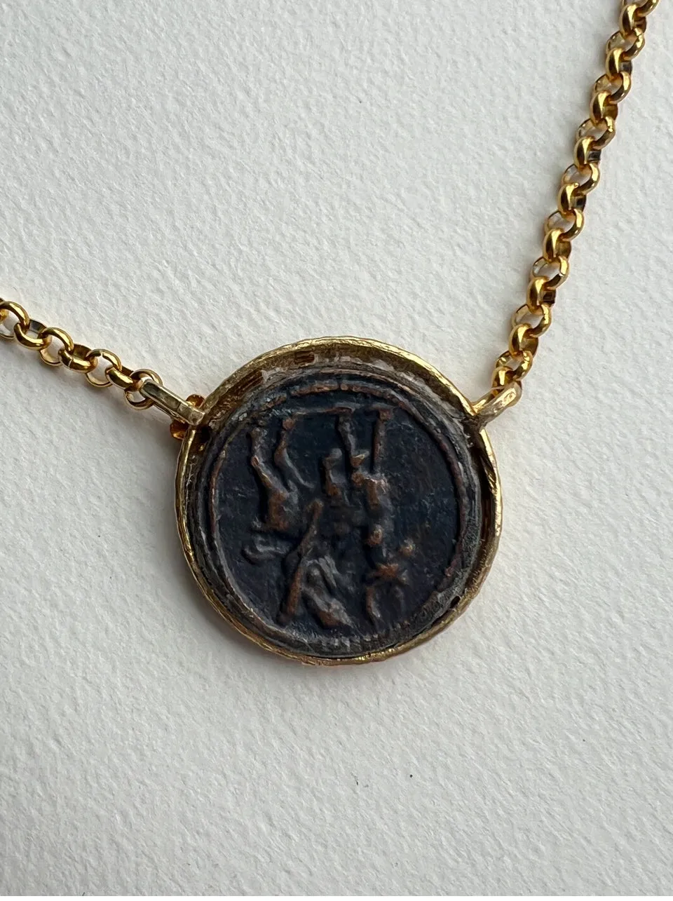 Italian Coin Necklace | Augustina