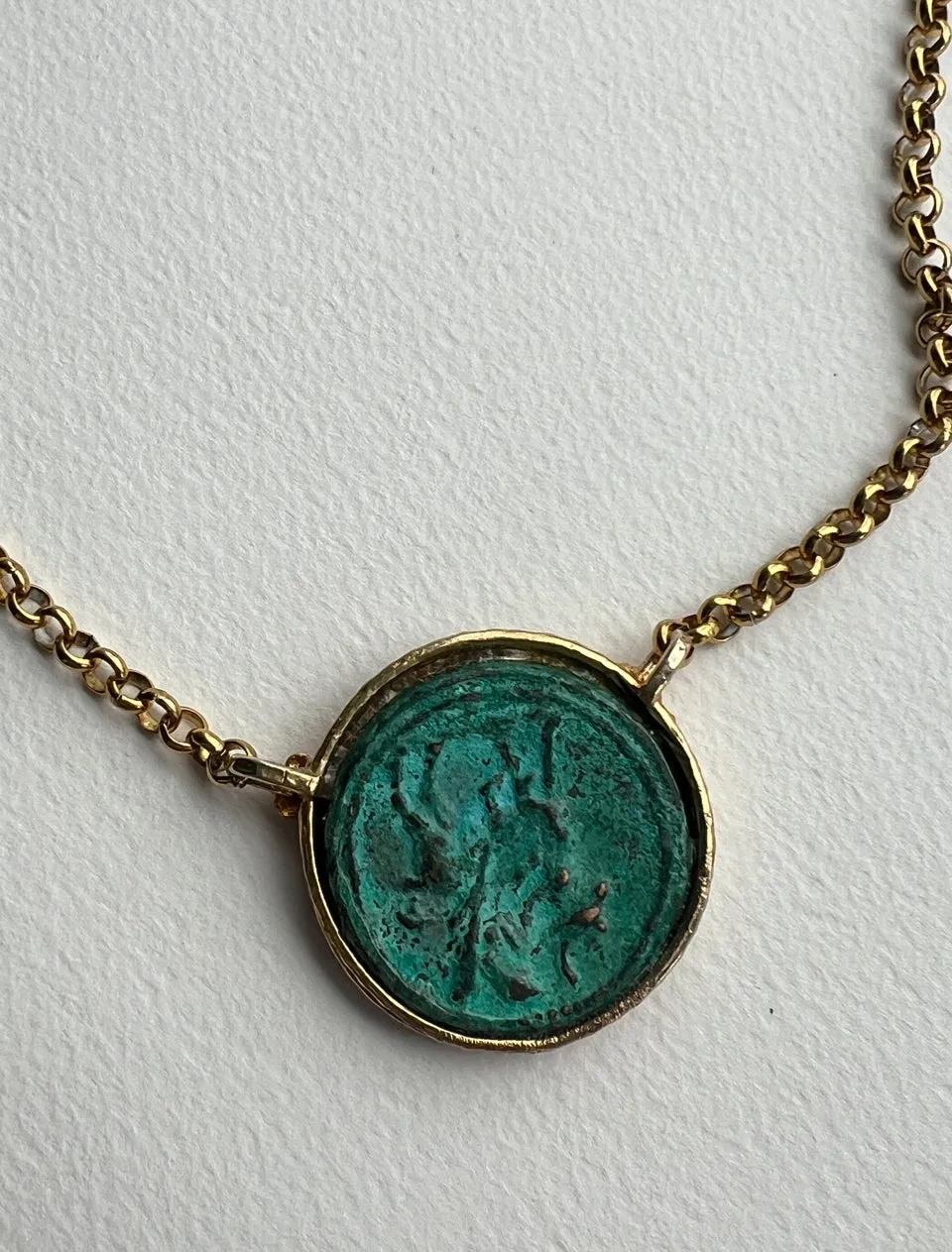 Italian Coin Necklace | Augustina