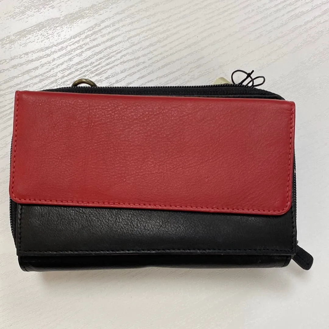 JBG Ladies RFID Crossbody Cell Wallet  - 1045