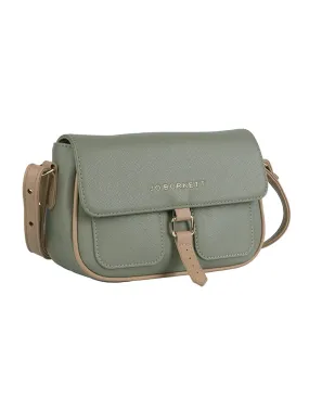 Jo Borkett Jasmine Flapover Crossbody Green