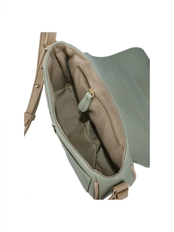 Jo Borkett Jasmine Flapover Crossbody Green