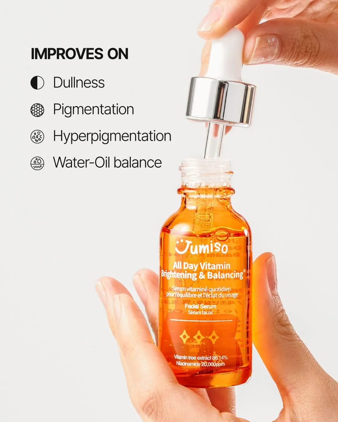 Jumiso All Day Vitamin Brightening & Balancing Facial Serum - 30ML