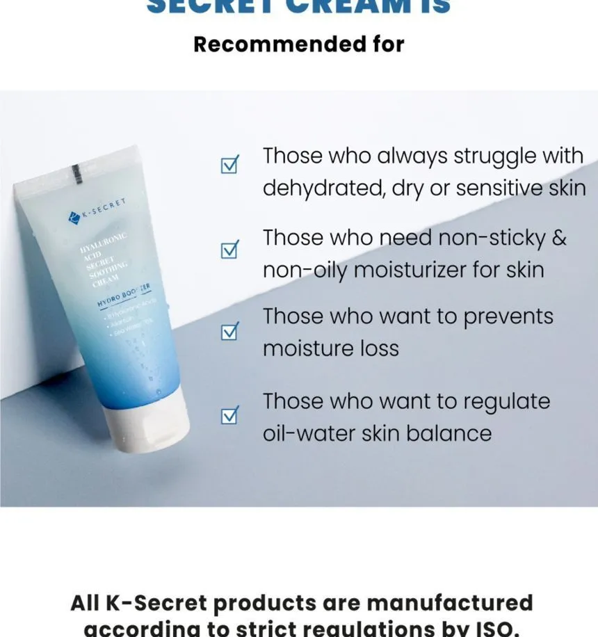 K-Secret Hyaluronic Acid Secret Soothing Cream