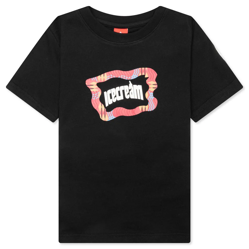 Kid's Flag S/S Tee - Black