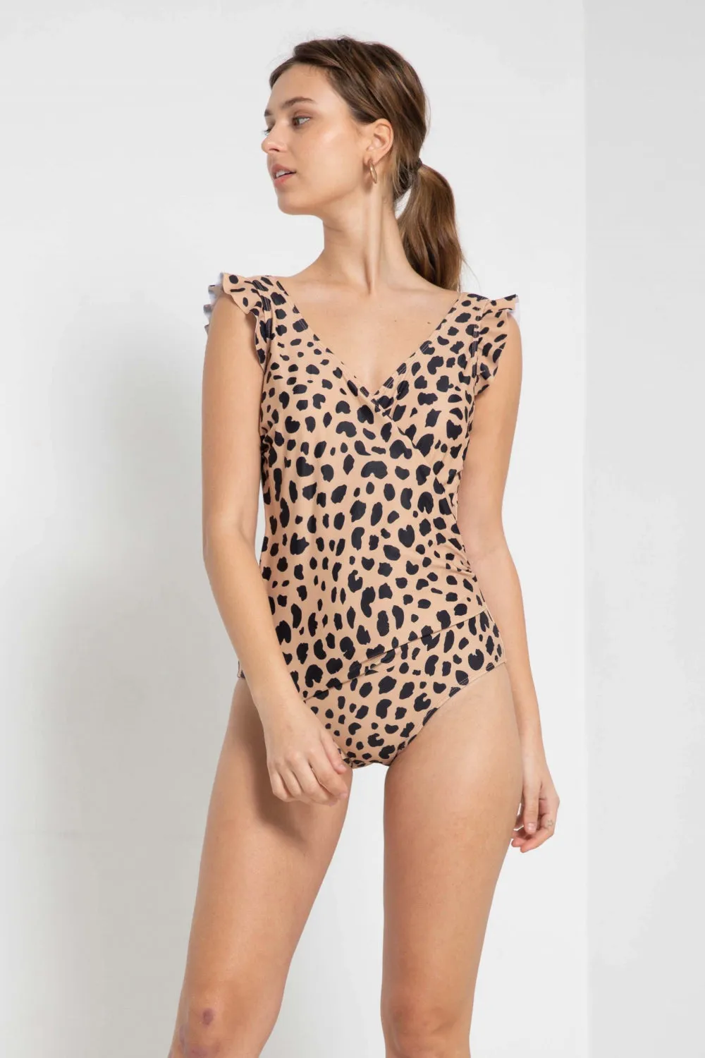 LELINA LEOPARD ONE PIECE SWIMSUIT