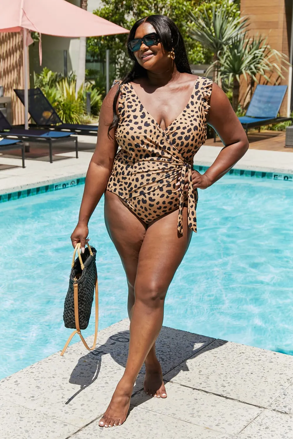 LELINA LEOPARD ONE PIECE SWIMSUIT