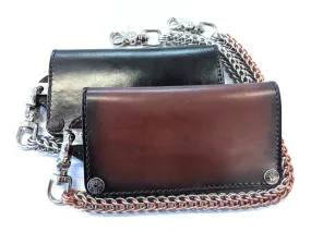 Long Biker Leather Chain Wallet - G4