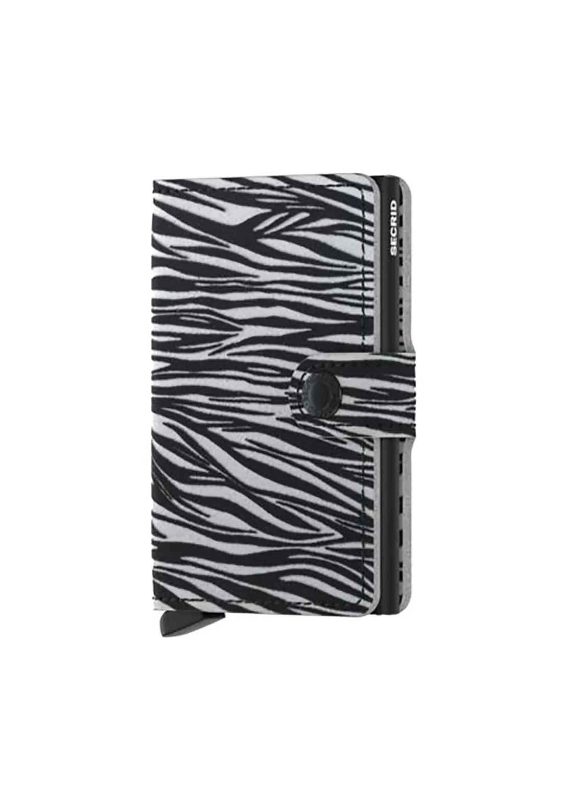 Mini Zebra Wallet - Grey