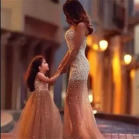 Mother Daughter Pearls Dress