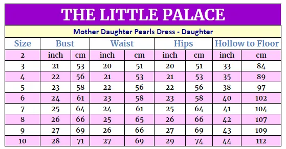 Mother Daughter Pearls Dress