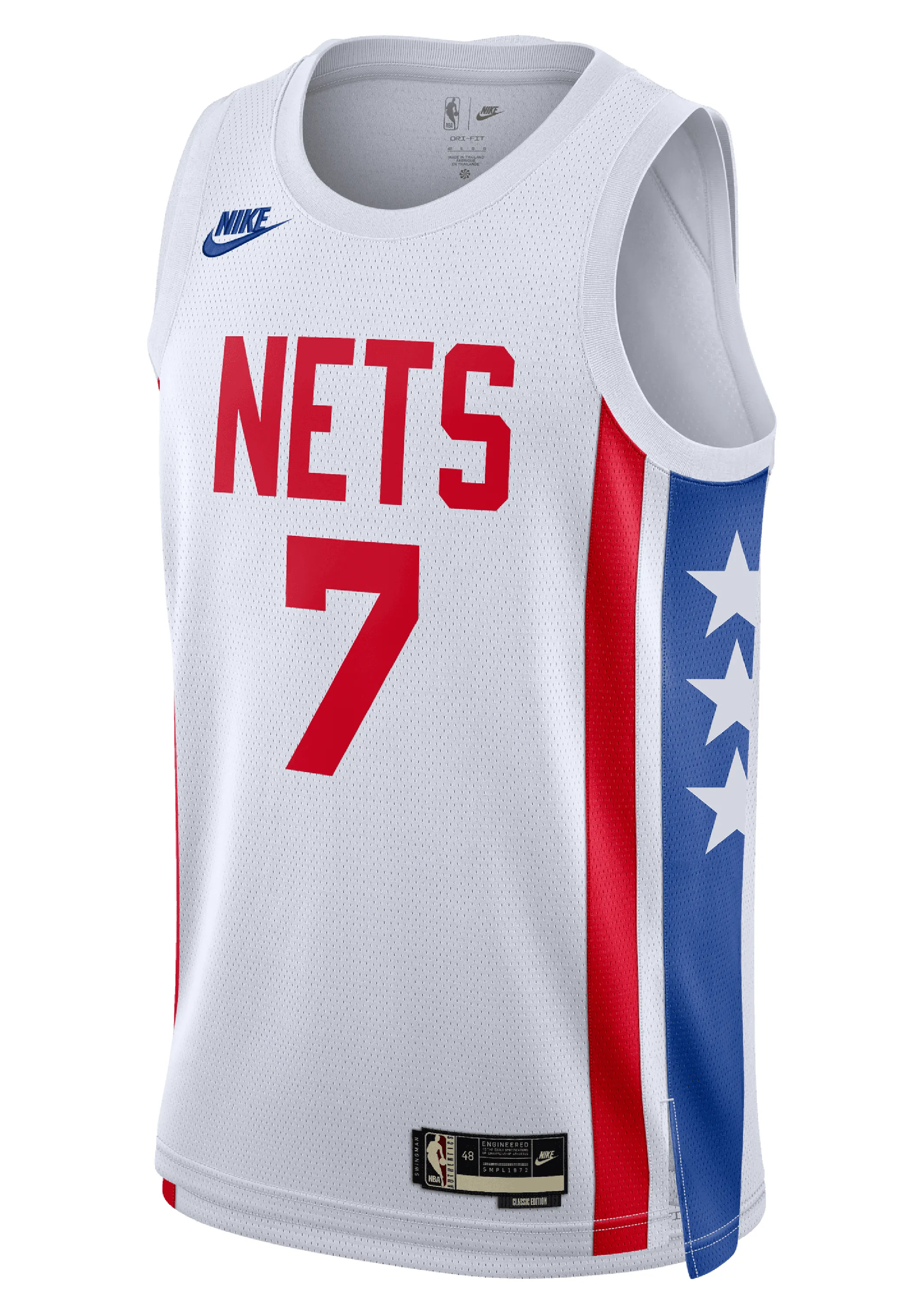 Nike Mens Kevin Durant Brooklyn Nets #7 Dri-FIT NBA Jersey  DO9444 101