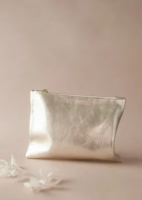 NOA Clutch - White Gold