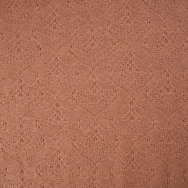 Organic Cotton Lace Blanket - Various Colours