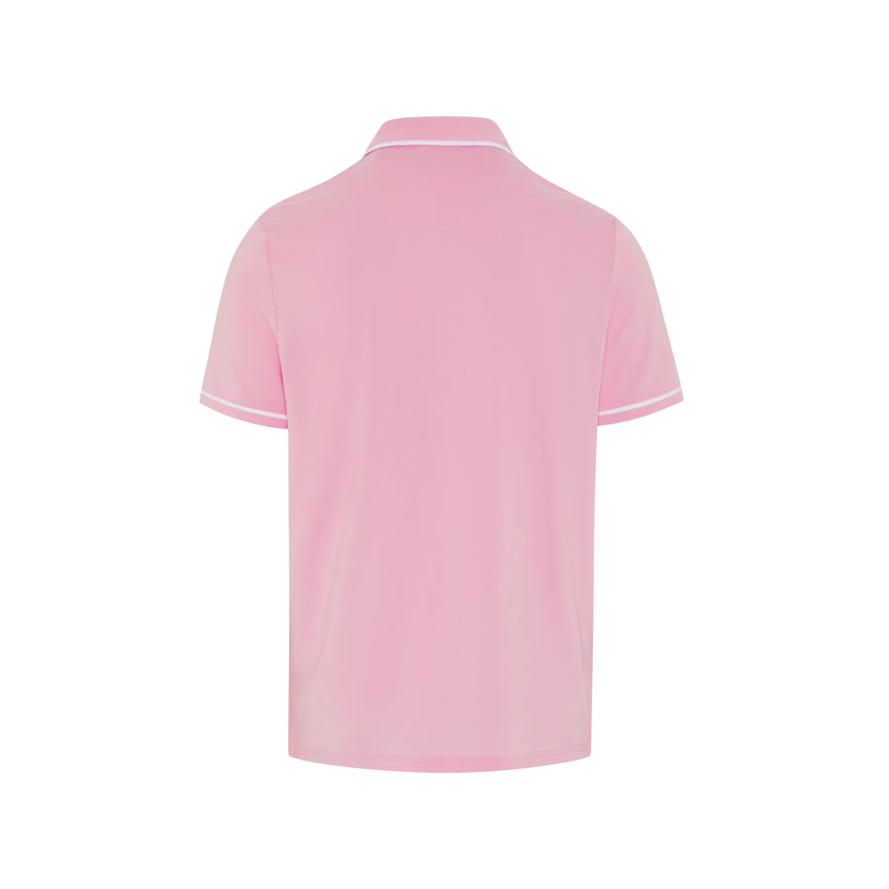 Oversized Pete Tipped Short Sleeve Golf Polo Shirt In Gelato Pink