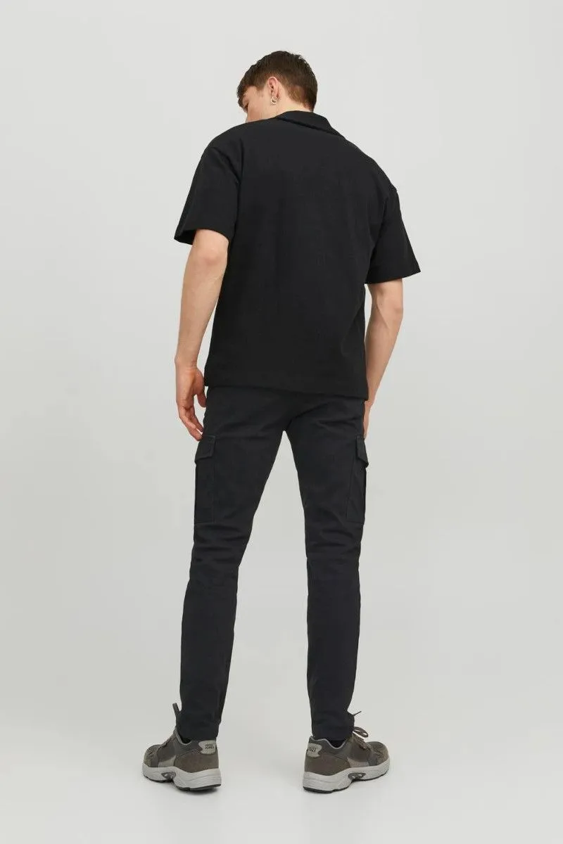 Pantaloni cargo slim fit Nero